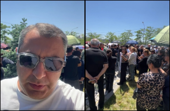 Армянские экспортеры провели акцию протеста у посольства Грузии (видео)